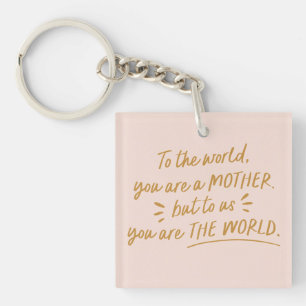 Porte-clefs Maman Pour Nous Vous Êtes Le Monde Photo