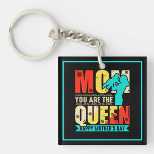 Porte-clefs Maman Tu Es La Reine