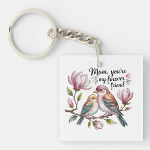 Porte-clefs Maman, tu es mon amie pour toujours