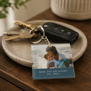 Porte-clefs 'Maman, Vous Êtes Aimée' Cadeau d'anniversaire Fêt