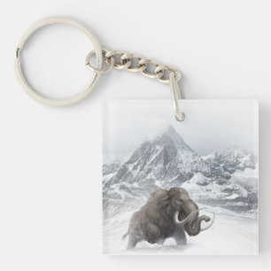 Porte-clefs Mammifère laineux Période de glace animale préhist