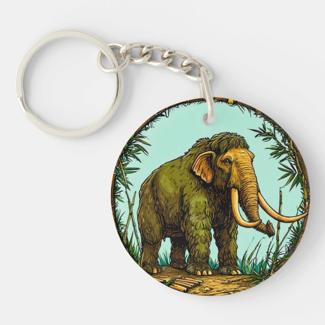 Porte-clefs Mammouth laineux (Devant)