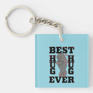 Porte-clefs Manatee - Meilleur Hug Jamais - Hug - Conception A