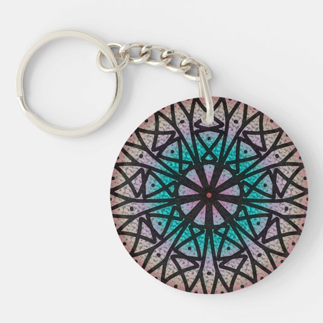 Porte-clefs Mandala (Devant)