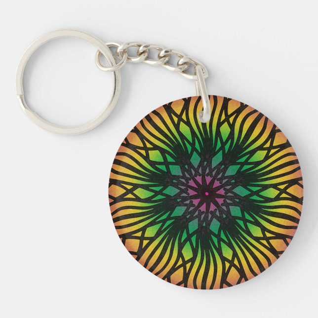 Porte-clefs Mandala (Devant)