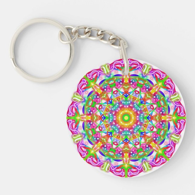 Porte-clefs Mandala Boho (Devant)