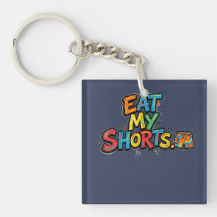Porte-clefs Mange Mes Collants, T-Shirt Citation Rétro