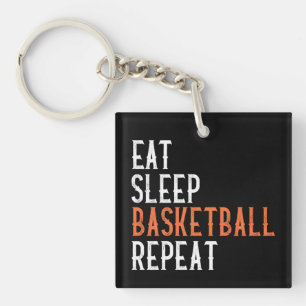 Porte-clefs Manger Dormir Basket Répéter