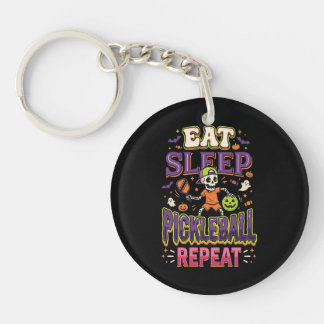 Porte-clefs Manger Dormir Pickleball Répéter Pickleball