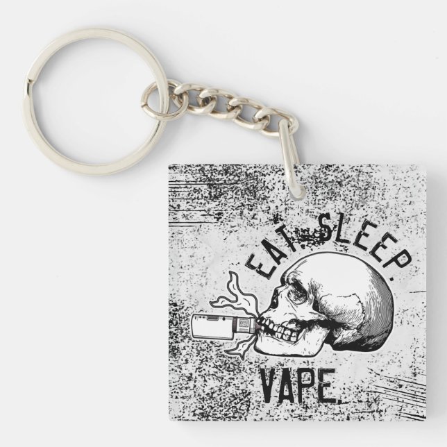 Porte-clefs Manger. Dormir. Vape. T-shirt Pro Vaping (Devant)