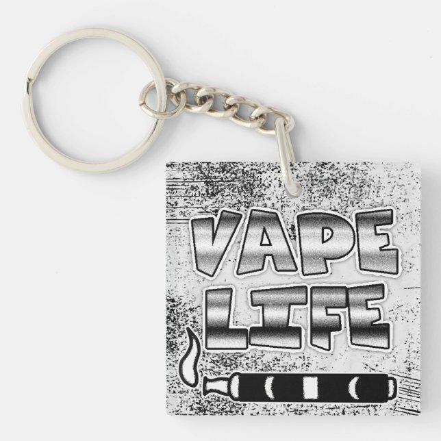 Porte-clefs Manger. Dormir. Vape. Vape Life. Pro Vaping T (Devant)