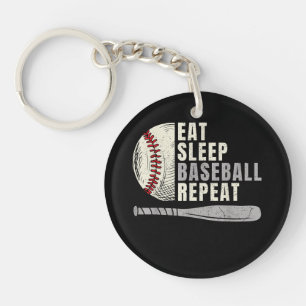 Porte-clefs Mangez Sleep Baseball Répéter Funny Baseball Playe
