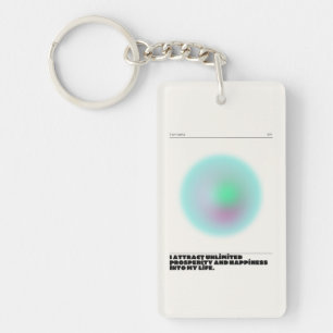 Porte-clefs manifestation d'affirmations quotidiennes