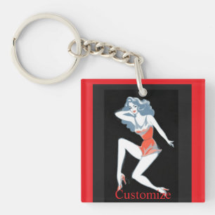 Porte-clefs Mannequin Glamour Posant Thunder_Cove