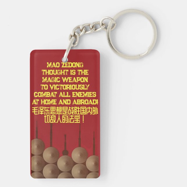 PORTE-CLEFS MAO ZEDONG PENSE : (Dos)