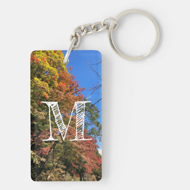 Porte-clefs Maples colorées vives (Dos)