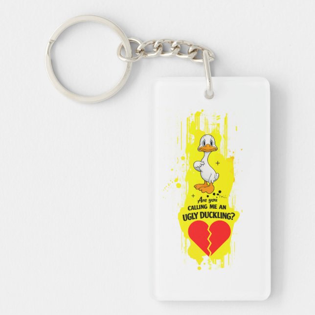 Porte-clefs M'Appelez-Vous Un Vilain Petit Canard (Devant)