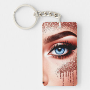 Porte-clefs 💎 Maquillage Rose Gold Glam Pour Les Amateurs De
