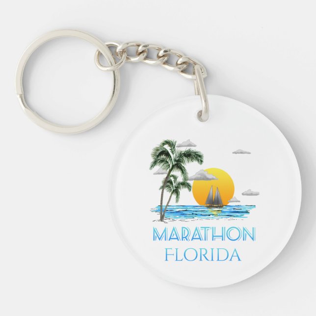Porte-clefs Marathon la Floride de navigation (Devant)