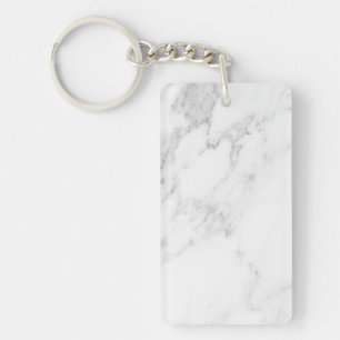 Porte-clefs Marbre Blanc