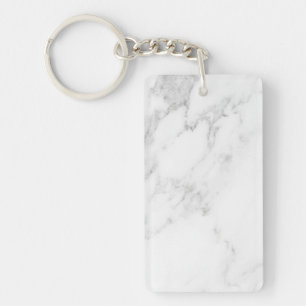 Porte-clefs Marbre Blanc