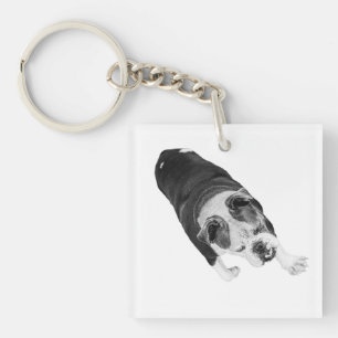 Porte-clefs Marche d'action Chien Encourage Chaque Trajet de V