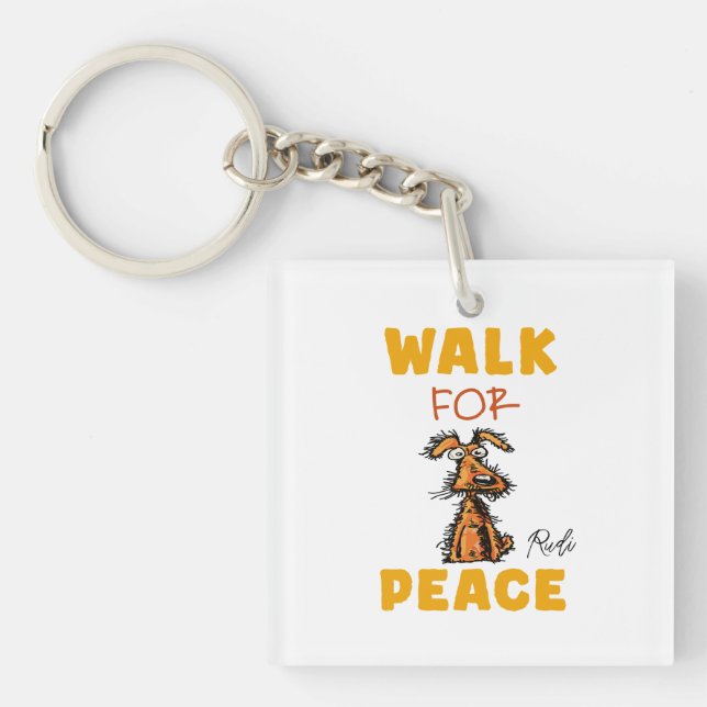 Porte-clefs marche pour la paix  (Devant)