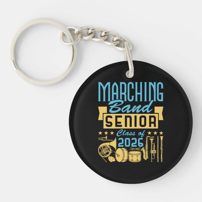 Porte-clefs Marching Band Senior Class of 2026 (Devant)