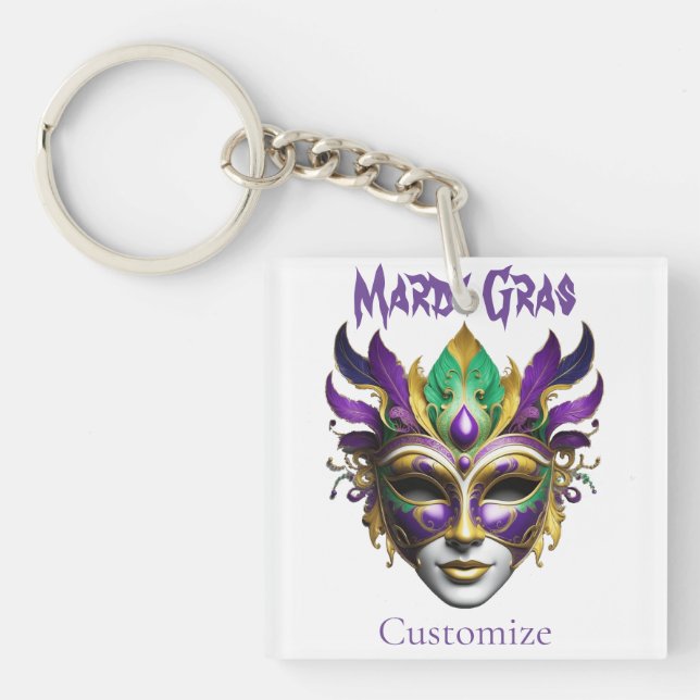 Porte-clefs Mardi Gras Masque Thunder_Cove (Devant)