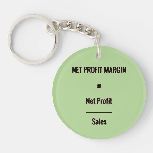Porte-clefs "Marge nette de profit" (Devant)