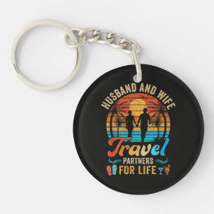 Porte-clefs Mari et Femme Partenaires de Voyage pour la Vie Pl
