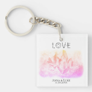 Porte-clefs Mariages de BUTIN d'événements de cristaux de