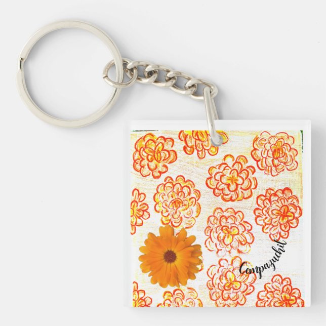 Porte-clefs Marigold Cempazuchil (Devant)