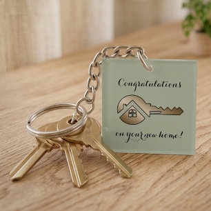 Porte-clefs Marketing immobilier Whispering Sage Gold Key