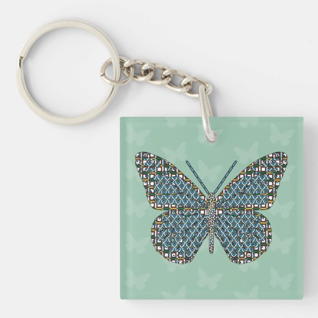 Porte-clefs Marocain Monarch Acrylique Porte - clé (Devant)