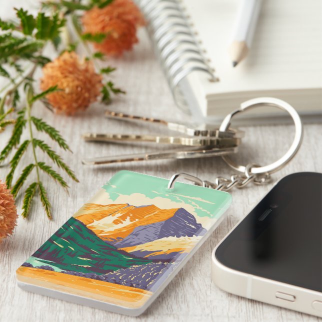 Porte-clefs Maroon bells (Devant droit)