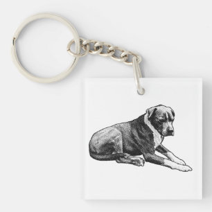 Porte-clefs Marque de repos, accent comique