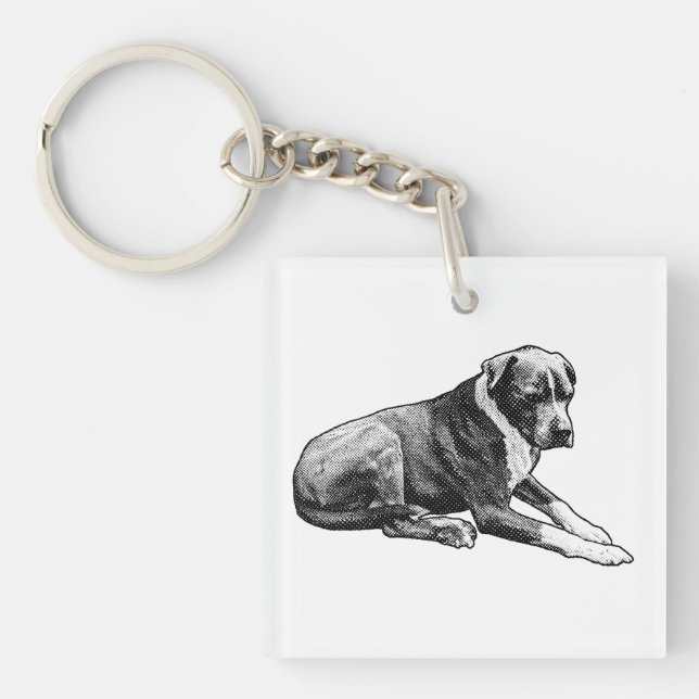 Porte-clefs Marque de repos, accent comique (Devant)