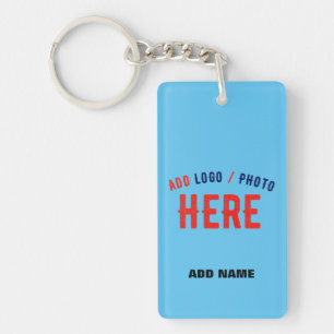PORTE-CLEFS MARQUE VÉRIFIÉE SKY BLEU MODERNE ET MODERNE