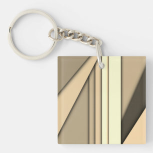 Porte-clefs Marron monochrome moderne