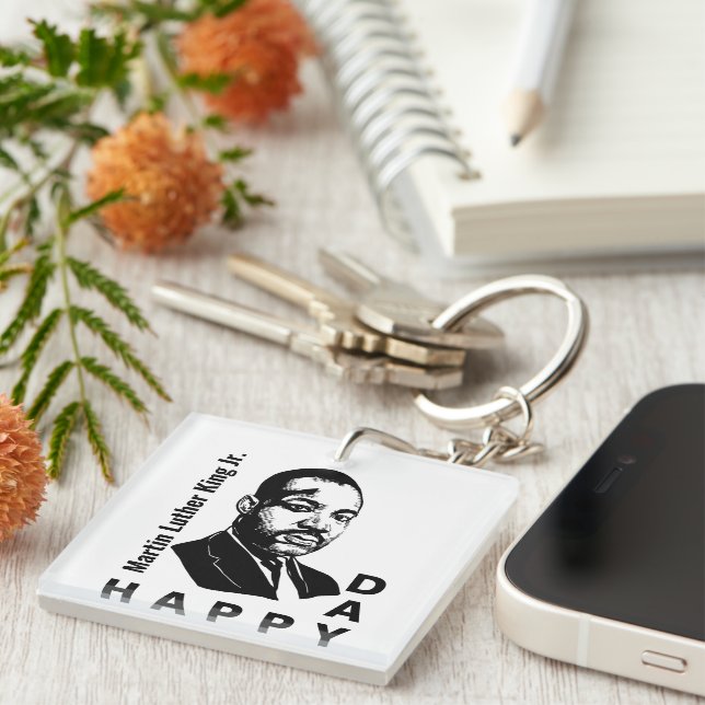 Porte-clefs Martin Luther King Jr Day Commemorative (Devant Droit)