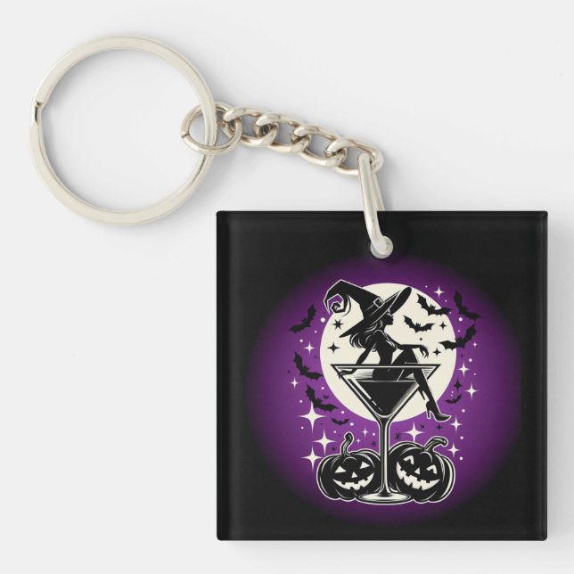 Porte-clefs Martini de la Sorcière Violette (Devant)