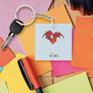 Porte-clefs Martini Imaginaire Red Dragon Business Logo