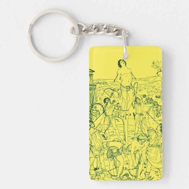 Porte-clefs Martyre de saint Sébastien  (Devant)