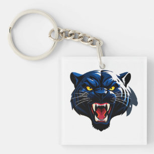 Porte-clefs Mascotte Féline Rugissante Féroce