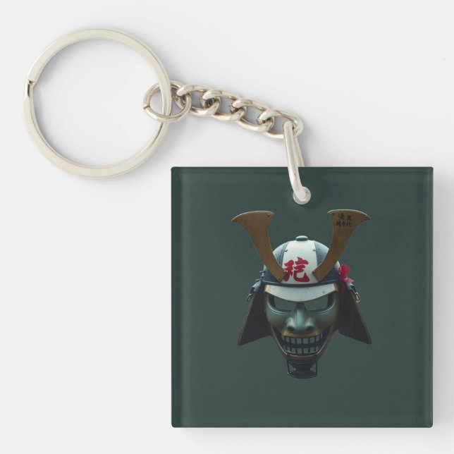 Porte-clefs Masque de samouraï (Devant)