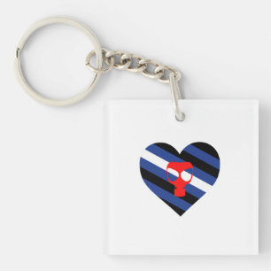 Porte-clefs Masque Fierté