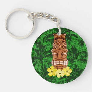 Porte-clefs Masque hawaïen de Tiki
