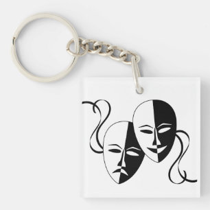 Porte-clefs Masques de Théâtre Art