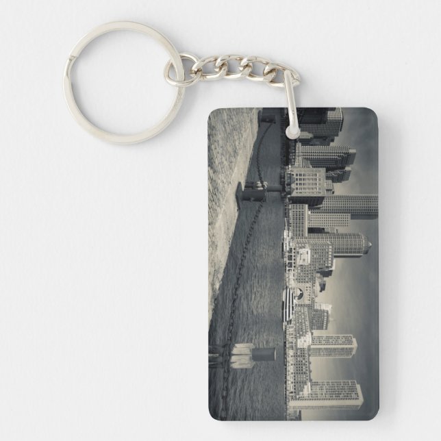 Porte-clefs Massachusetts, Boston, bâtiments de Rowe's Wharf (Devant)